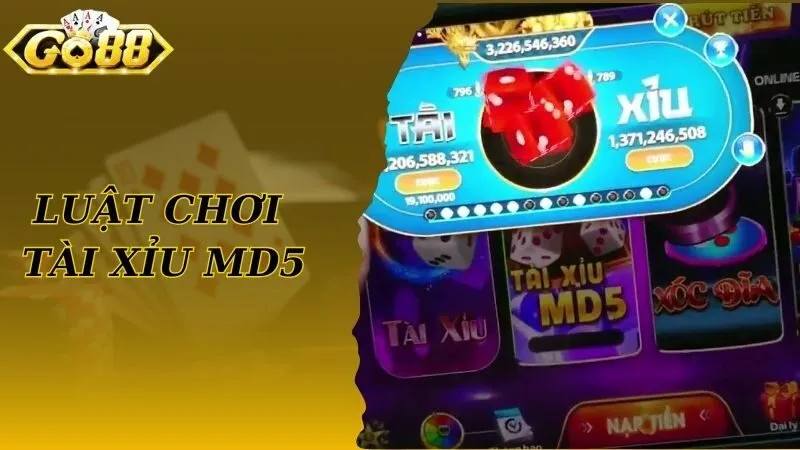 Luật chơi tài xỉu MD5 tại cổng game Go88